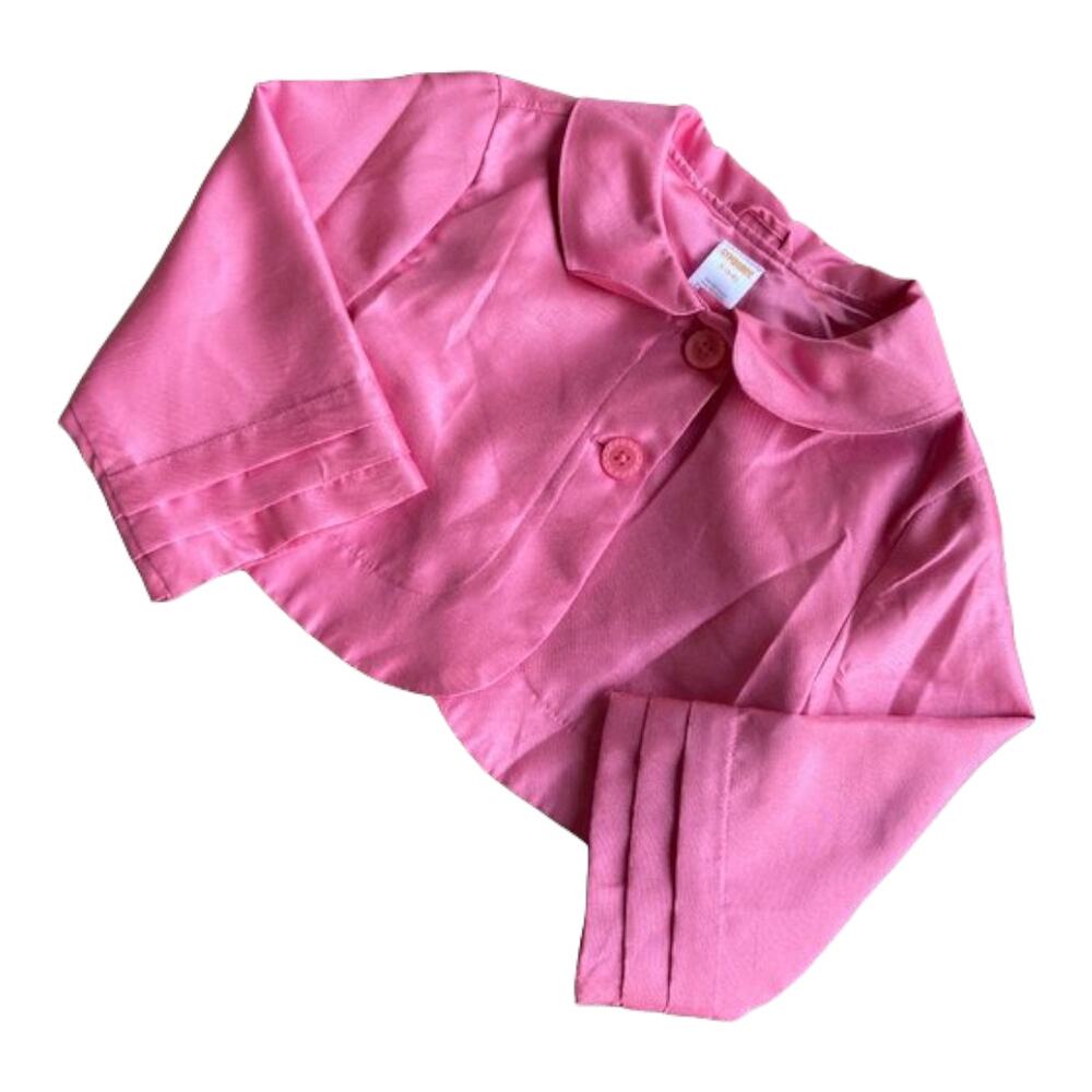 Gymboree Spring Celebration Duppioni Crop Jacket Pink NEW NWT Small 5 6